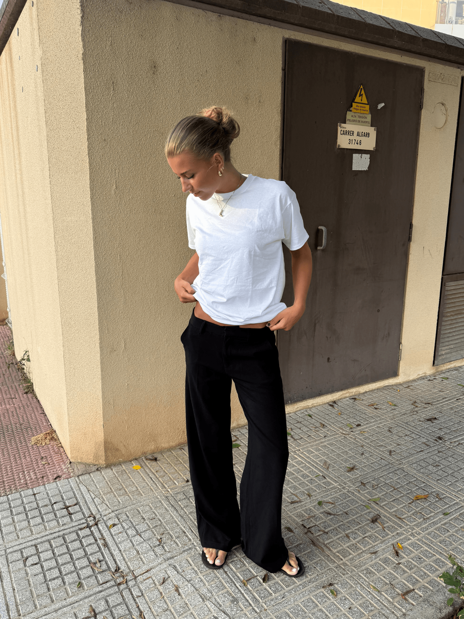 BELLA SUIT PANTS - BLACK
