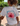 HAWAII (blå) UNISEX T-SHIRT (rygprint) - HVID