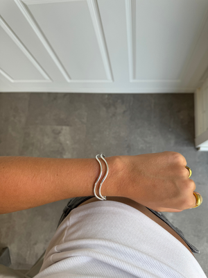MILLIE BRACELET CUFF - SILVER