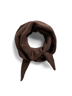 KOMMA TRIANGLE SCARF - HOT FUDGE