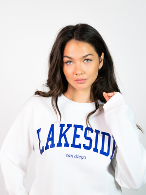 LAKESIDE SWEATSHIRT - WHITE 