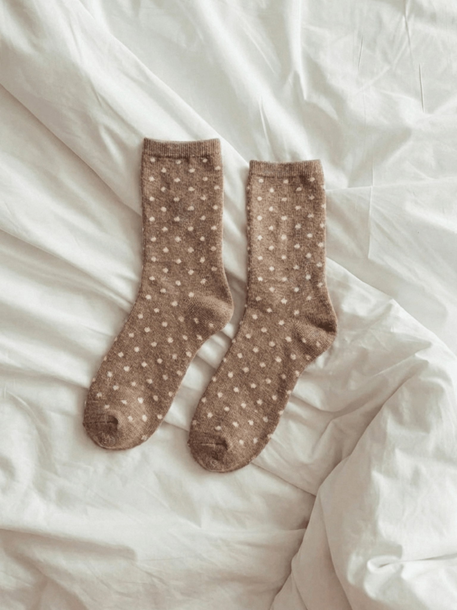 SEBBY GLITTER SOCKS - BIRCH DOTS