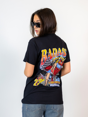 BADASS T-SHIRT (back print) - BLACK