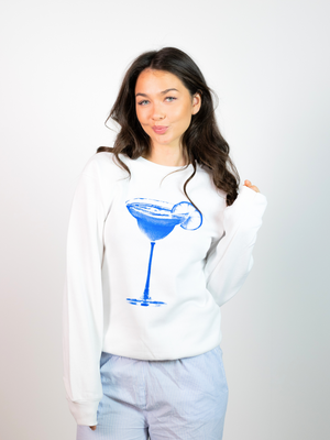 MEGA BLUE DRINK SWEATSHIRT - NAVY