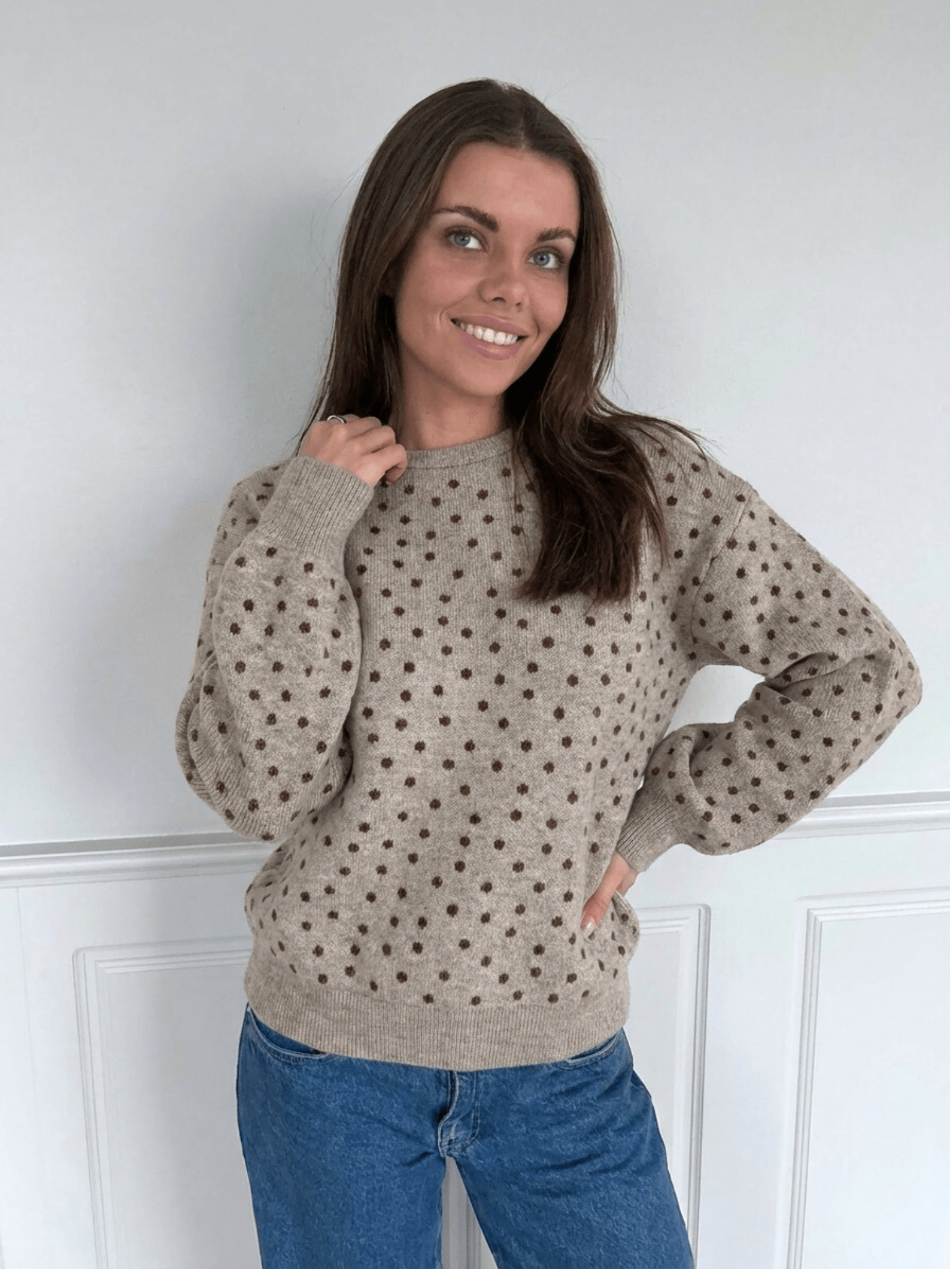 NANCY DOT STRIK - FOSSIL/FUDGE DOTS