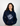 DISCO KUGLE (hvid) HOODIE - NAVY