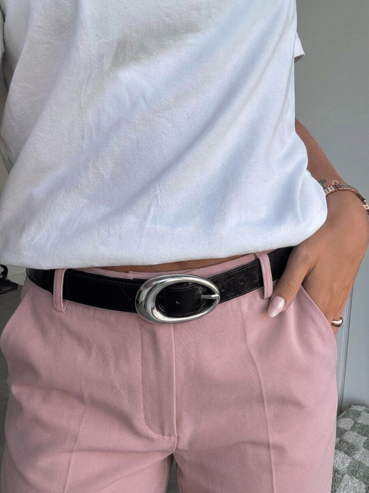 NOYCE JEANS BELT - BLACK