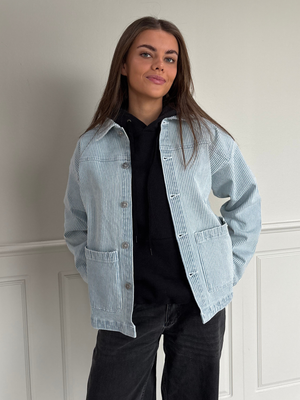 SIA DENIM JACKET - LIGHT STRIPE