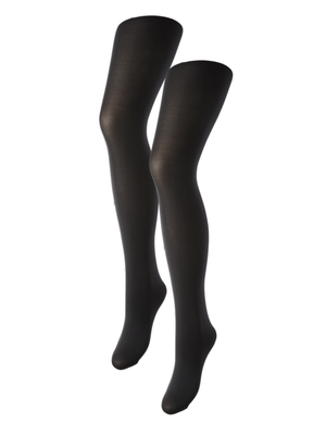 NEW NIKOLINE 40 DEN (2 PACK) TIGHTS - BLACK