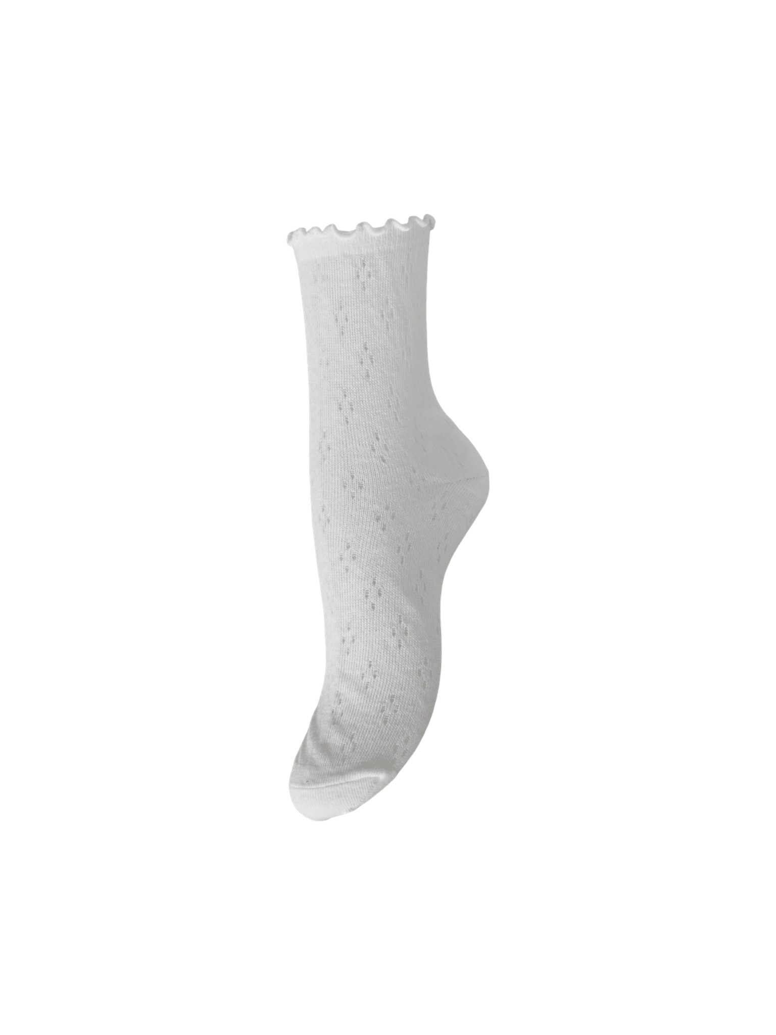 THERESE POINTELLE SOCKS - BRIGHT WHITE