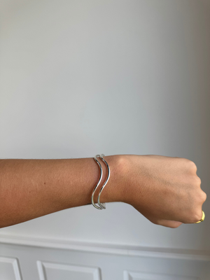 MILLIE BRACELET CUFF - SILVER