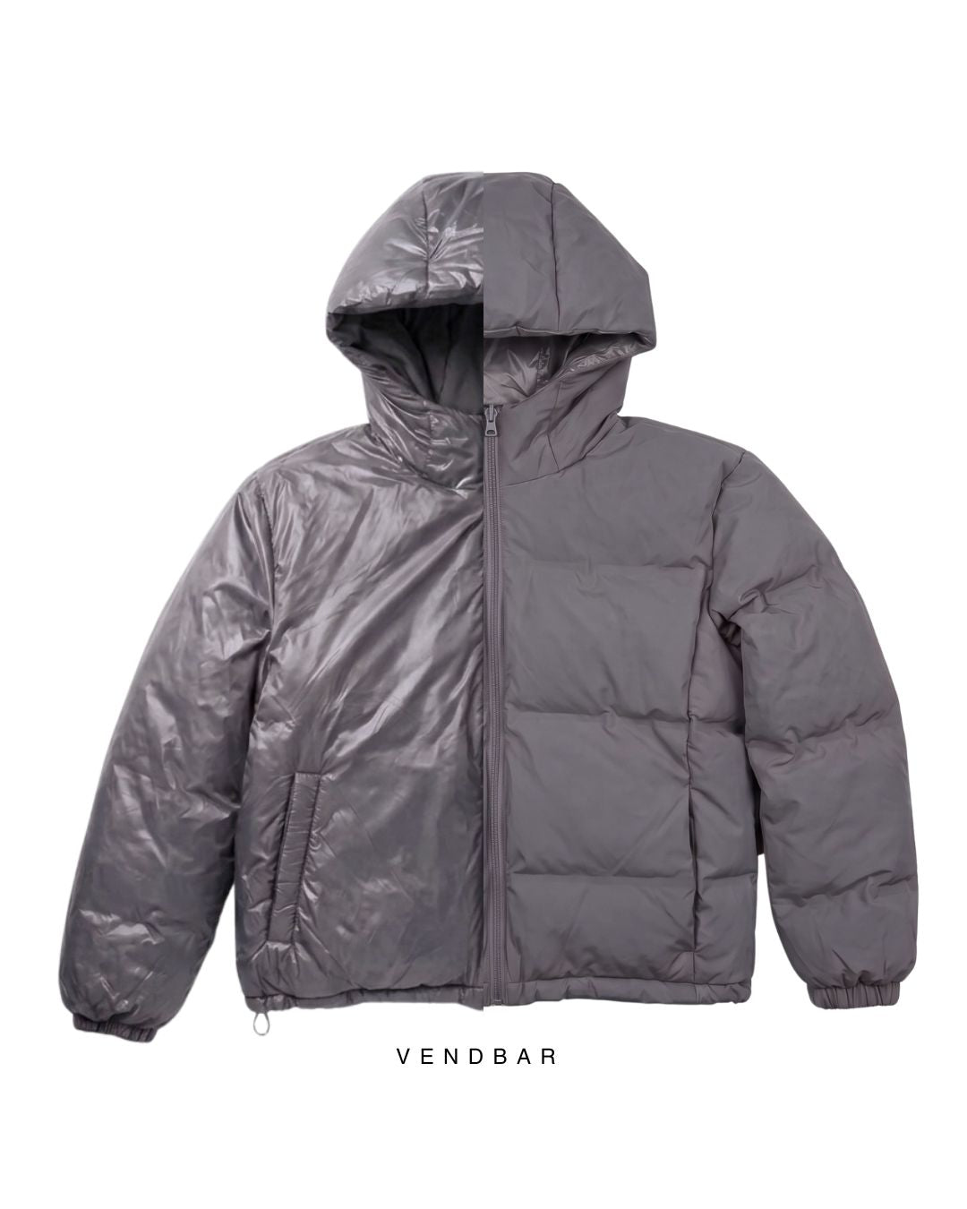 ALMA DOWN JACKET i dark grey – billede 1