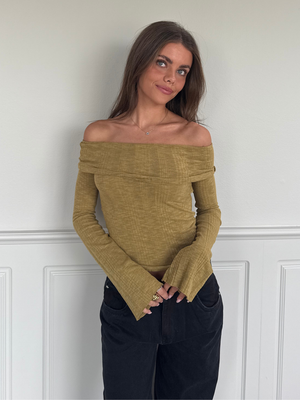 NINA LONG SLEEVE T-SHIRT - WHITE