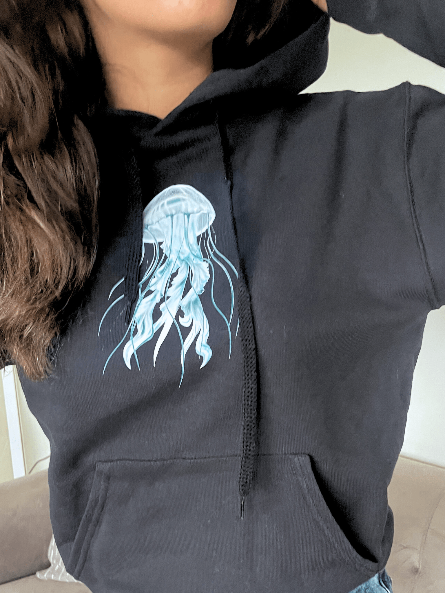 JELLYFISH HOODIE - NAVY