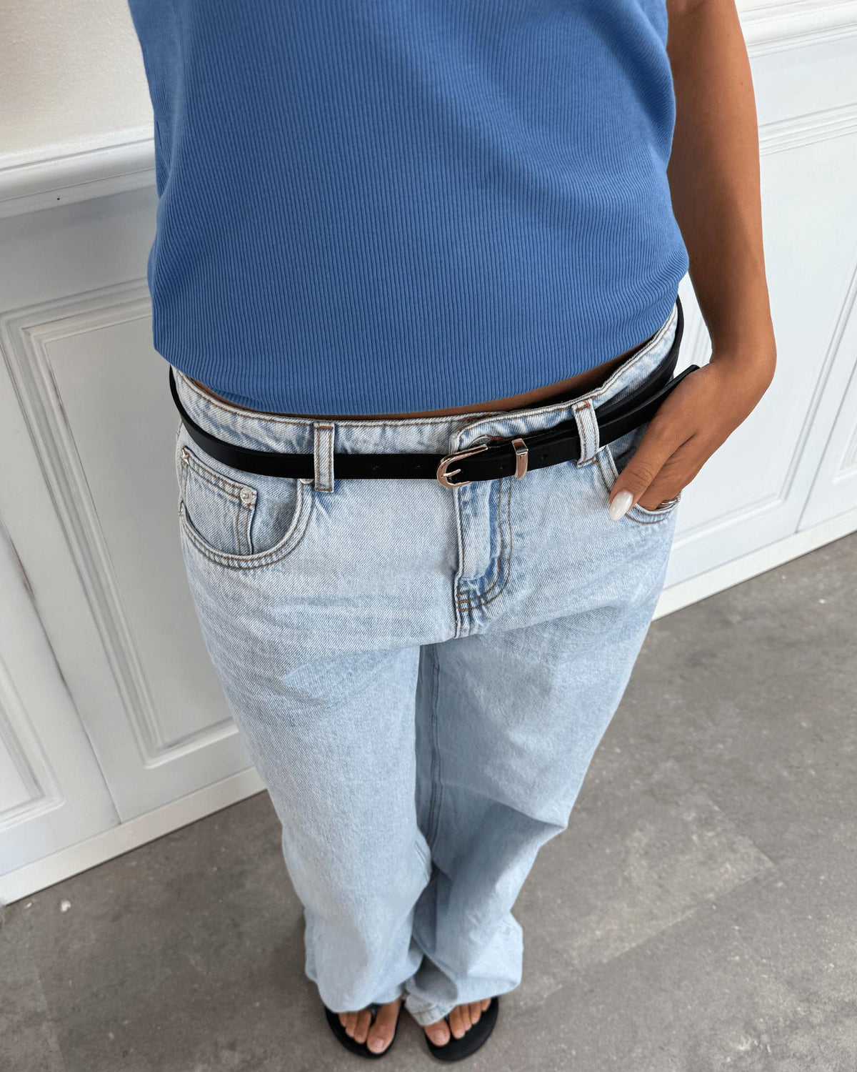 MYRA BELT - BLACK/GOLD