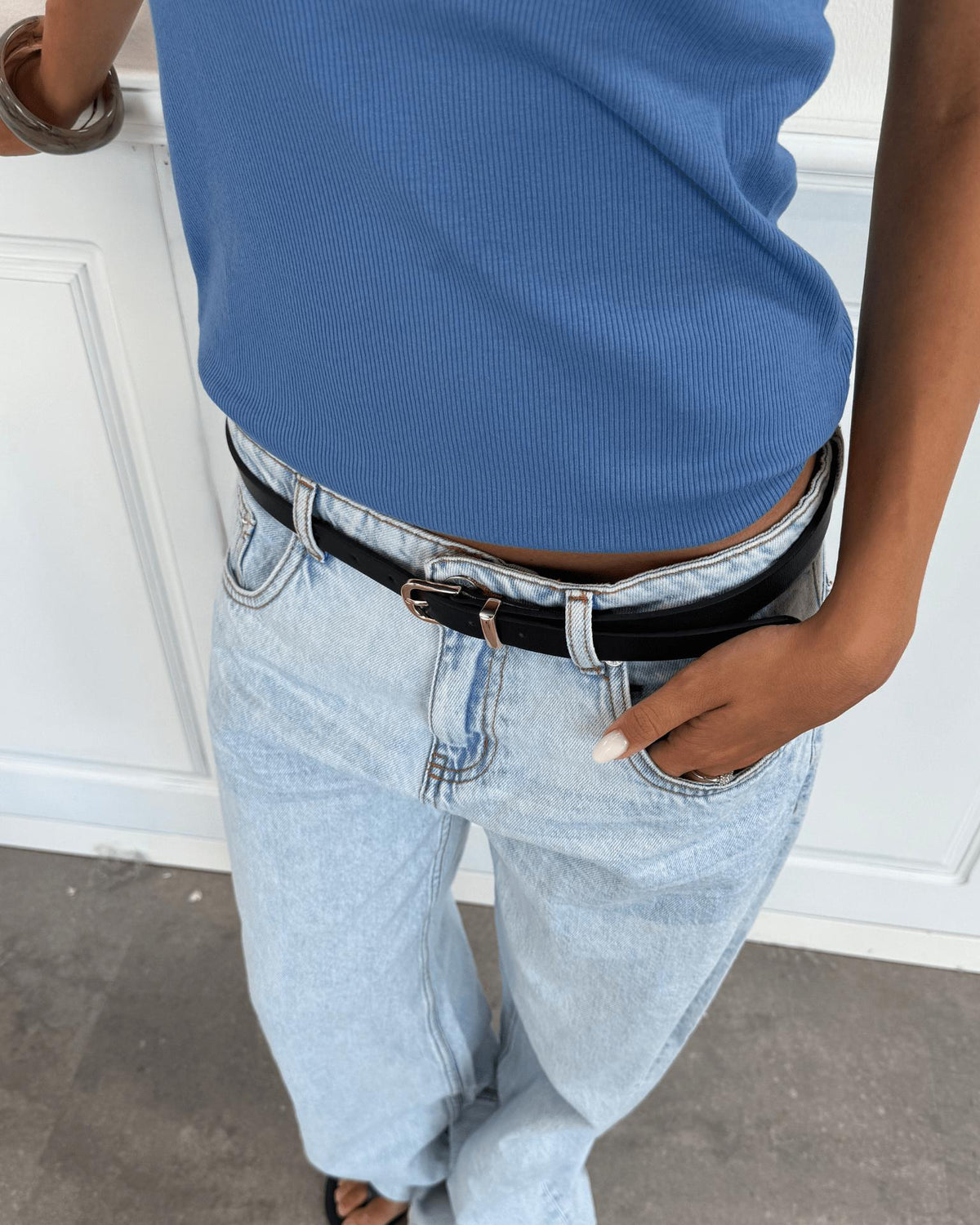 MYRA BELT - BLACK/GOLD