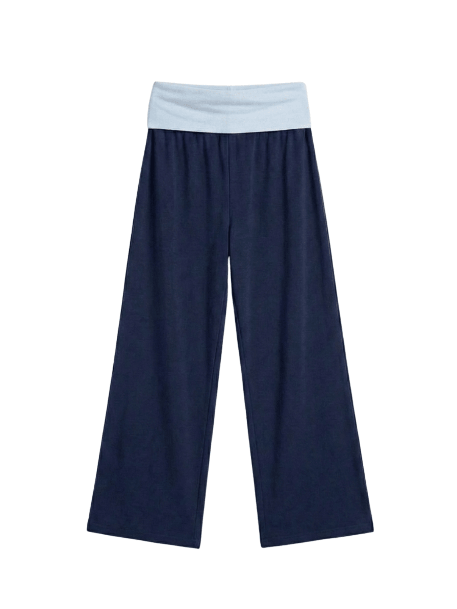 SASHA PANT - NAVY/LIGHT BLUE - fra Dinvintageshop