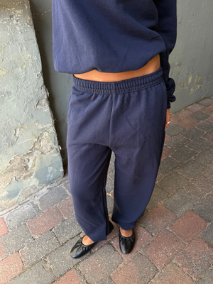 SWEAT SET - w/ ELA, NAVY
