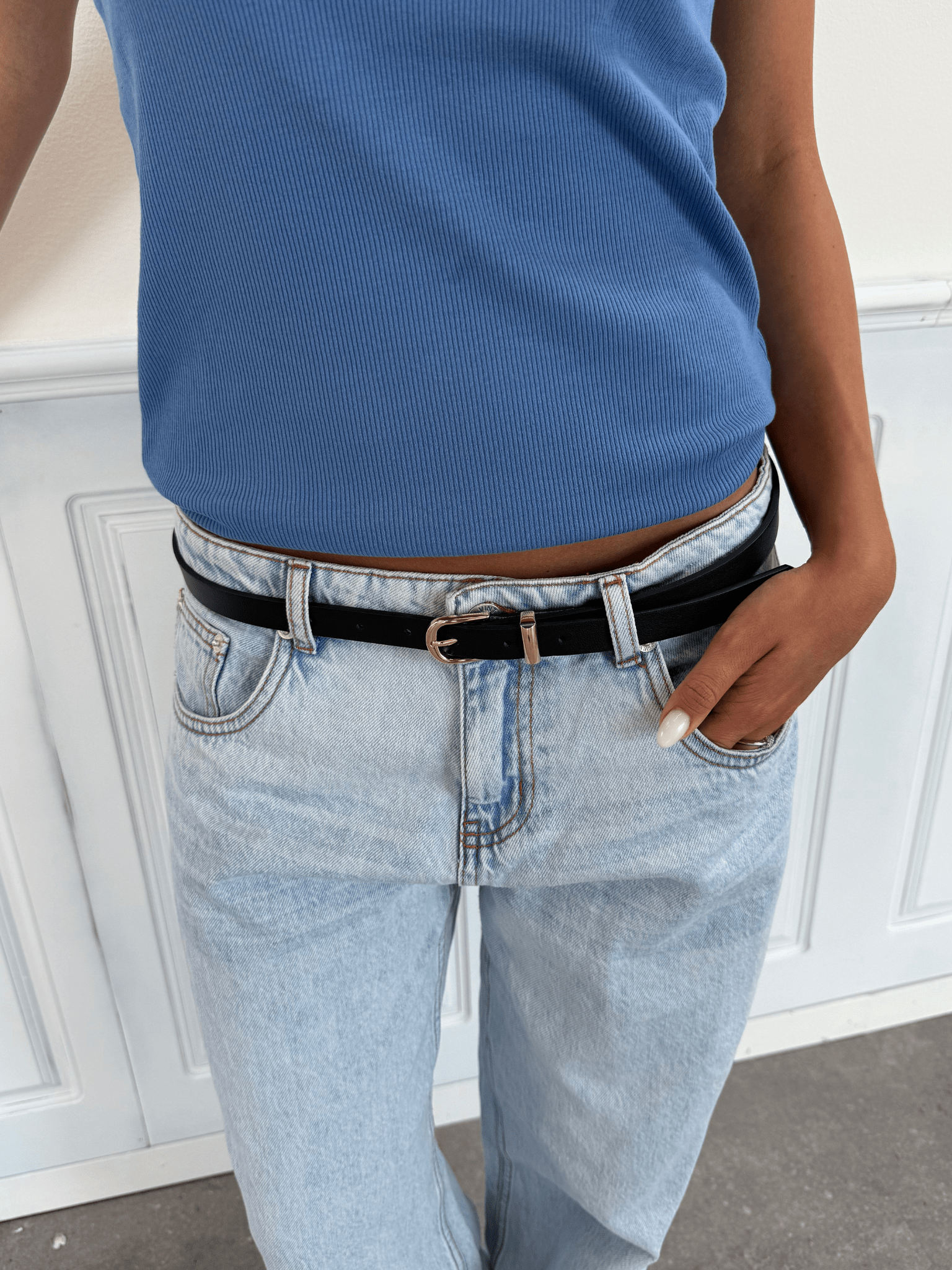 MYRA BELT - BLACK/GOLD