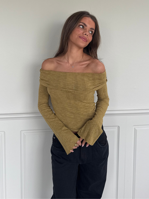 NINA LONG SLEEVE T-SHIRT - WHITE