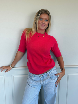 SAGA SHORT SLEEVE STRIKE - CORAL
