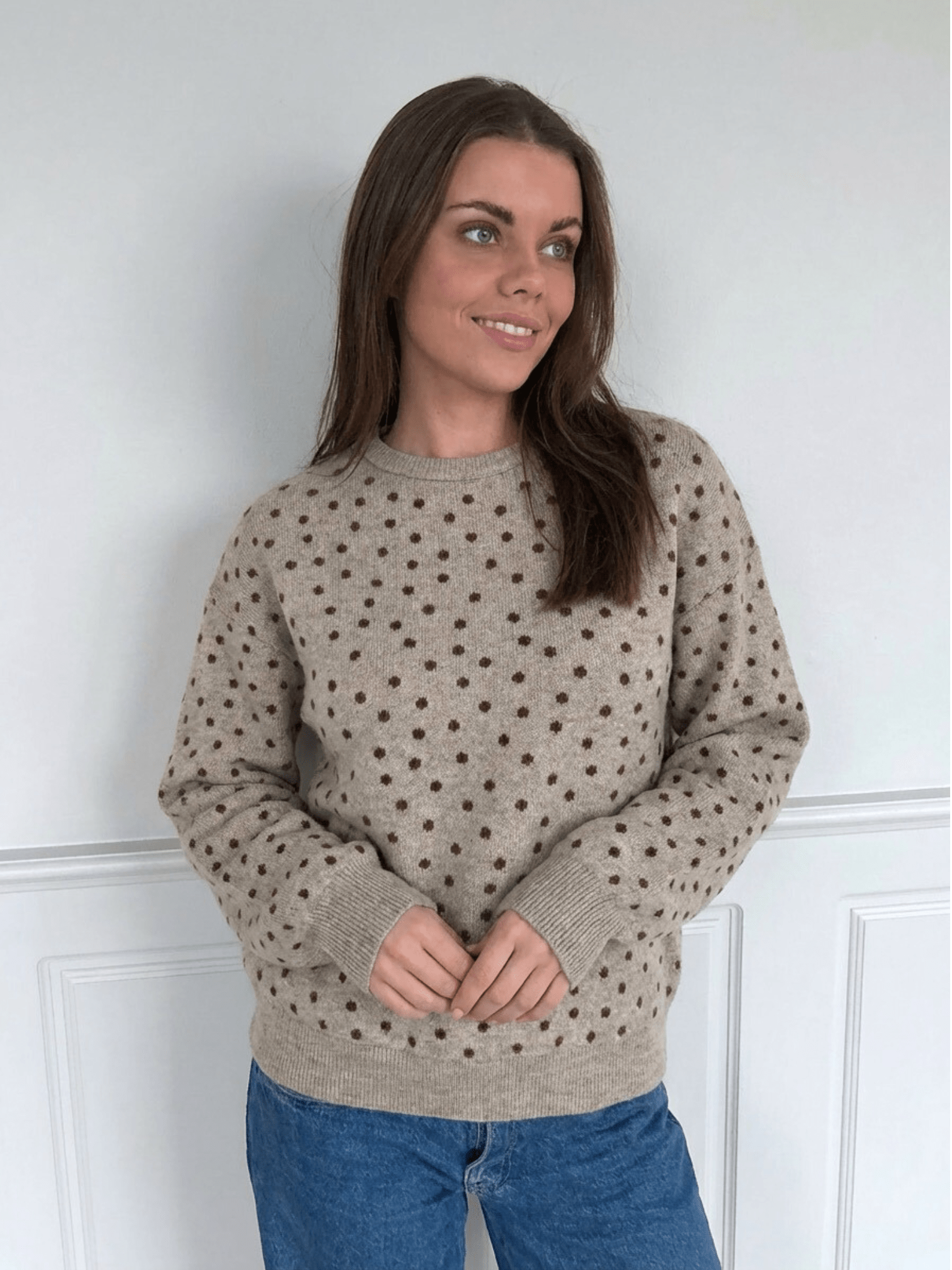 NANCY DOT STRIK - FOSSIL/FUDGE DOTS