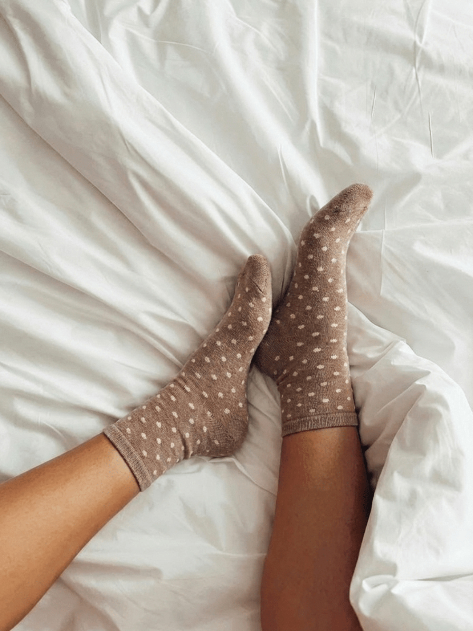 SEBBY GLITTER SOCKS - BIRCH DOTS