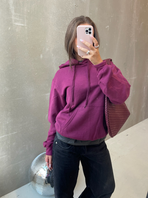 FRUIT HOODIE - BORDEAUX