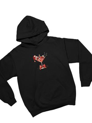 SANTA MARTINI HOODIE - SORT