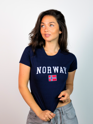 NORWAY, BABY TEE - NAVY