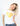 HEART DISCO (YELLOW) BABY TEE - WHITE