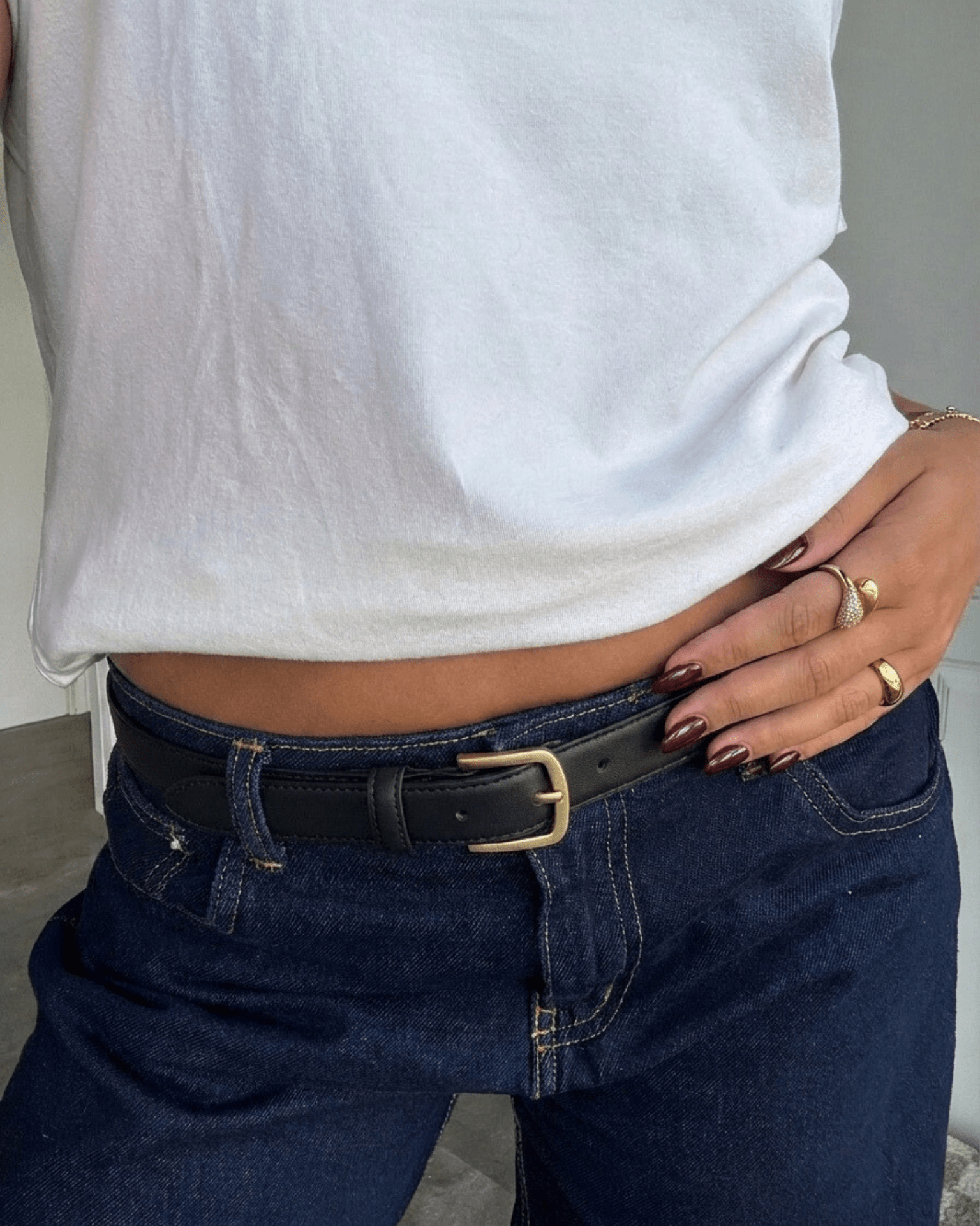 OLINE BELT (2 PACK) - BLACK/LEOPARD