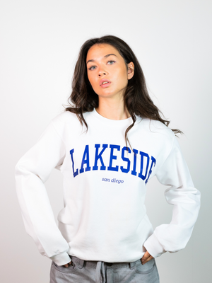 LAKESIDE SWEATSHIRT - WHITE 