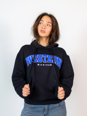 WESTERN MICHIGAN HOODIE - BLACK