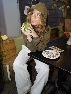 ASH SCUBA ZIP HOODIE - GREY