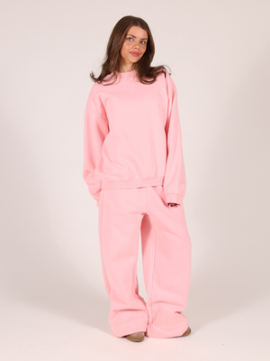 OVERSIZED SWEATSHIRT - LIGHT PINK