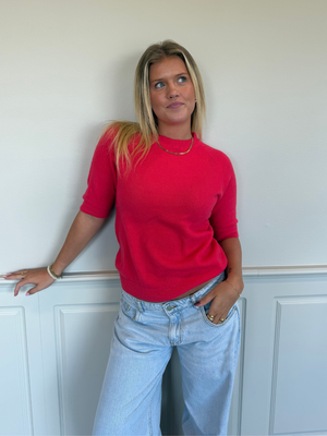 SAGA SHORT SLEEVE STRIKE - CORAL
