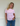RIA STRIPE TEE - LAVENDER/WHITE