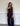 STELLA SATIN PANTS - NAVY