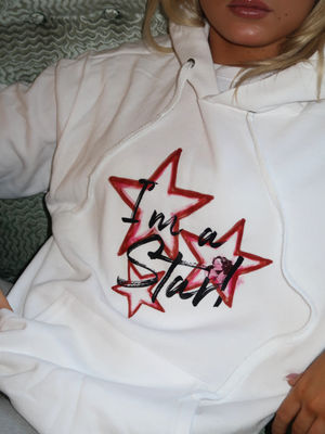 I AM A STAR HOODIE - HVID