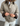 JORMA JACKET - GREIGE/HOT FUDGE