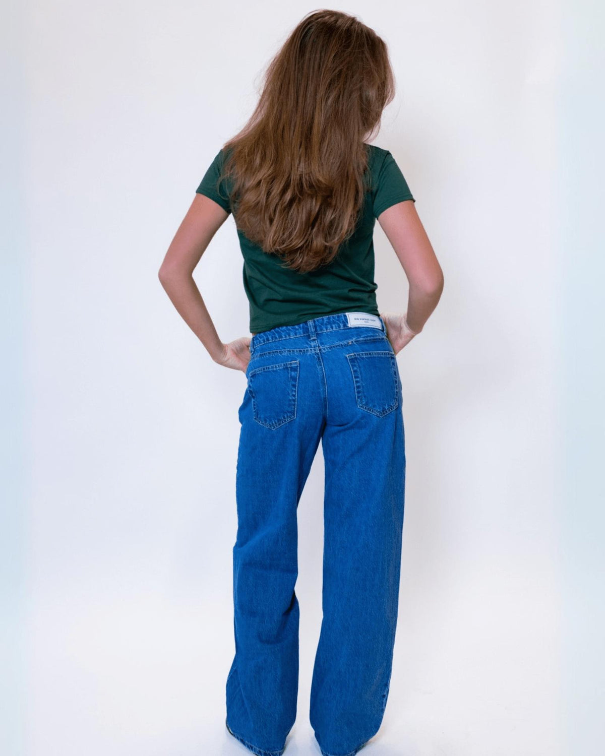ESTHER JEANS - MID BLUE - Dinvintageshop