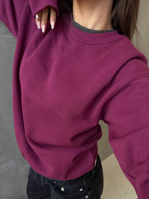 FRUIT SWEATSHIRT - BORDEAUX