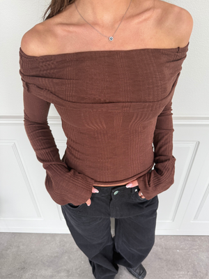 NINA LONG SLEEVE T-SHIRT - WHITE