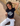 DISCO KUGLE (hvid), BABY TEE - NAVY