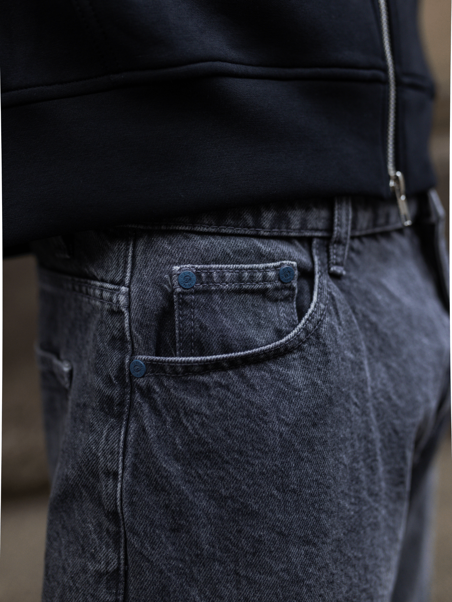BLAKE REGULAR JEANS - DARK GREY