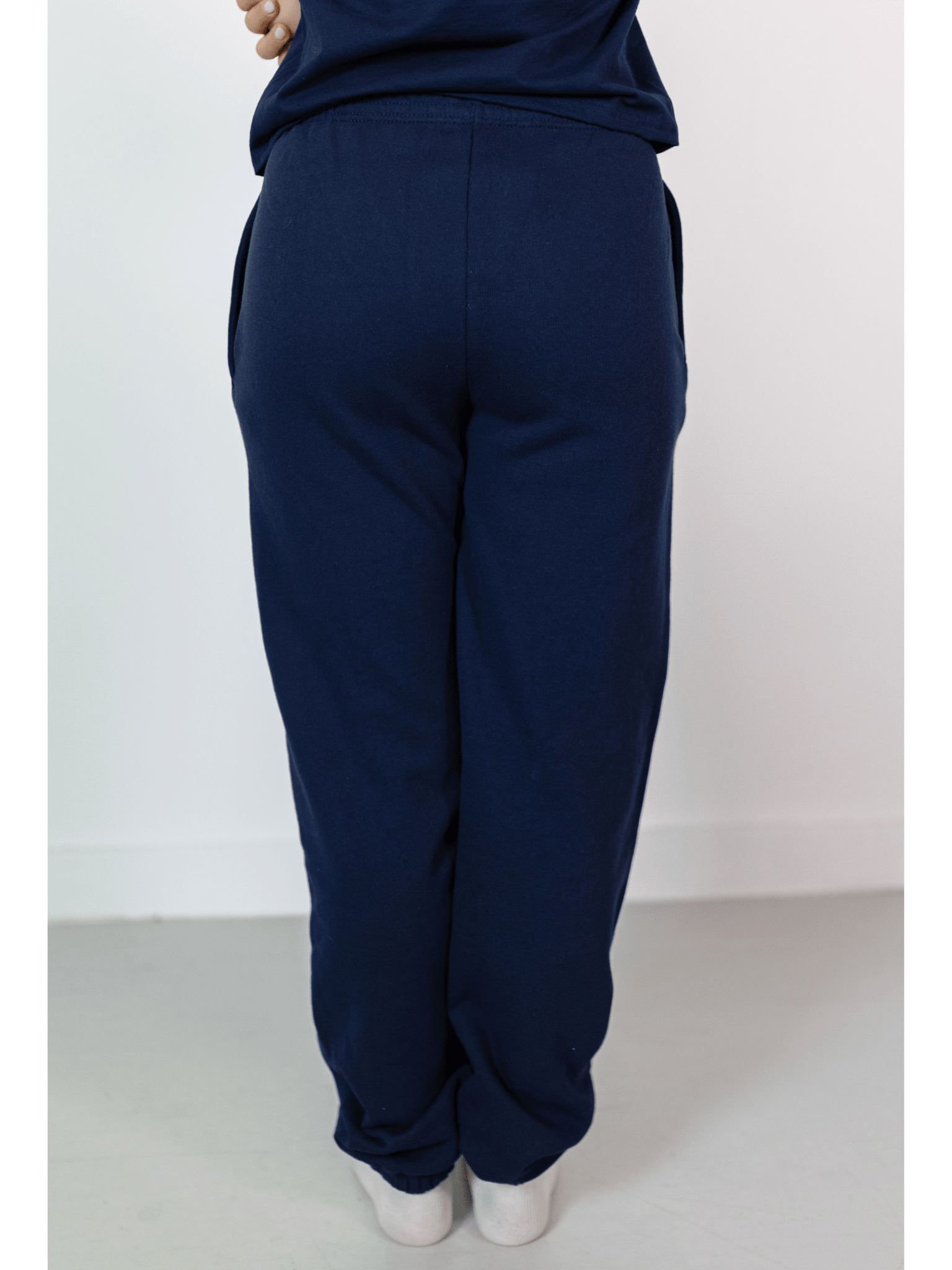FRUIT SWEATPANTS W/ ELA - NAVY