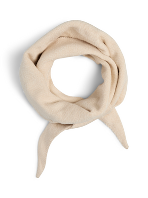 KOMMA TRIANGLE SCARF - WHITECAP GRAY