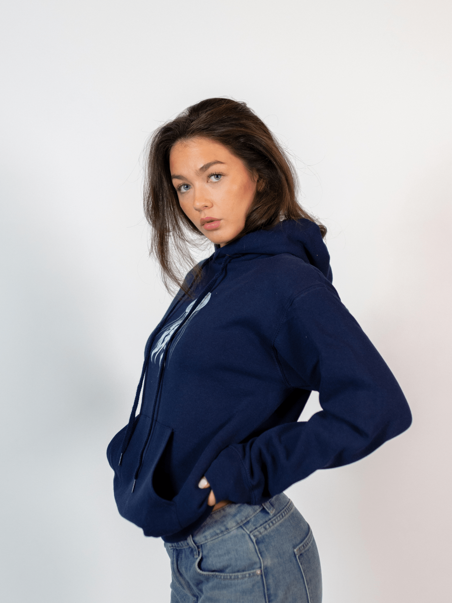JELLYFISH HOODIE - NAVY