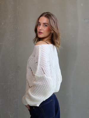 ALBERTHE KNITTING - WHITE